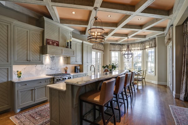 Kitchen Coffered Ceiling, Legend Homes, LCT Team