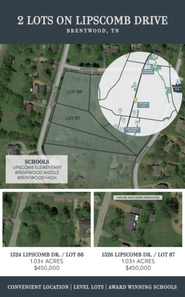 Lipscomb Dr Lots, Plat, LCT Team - Park